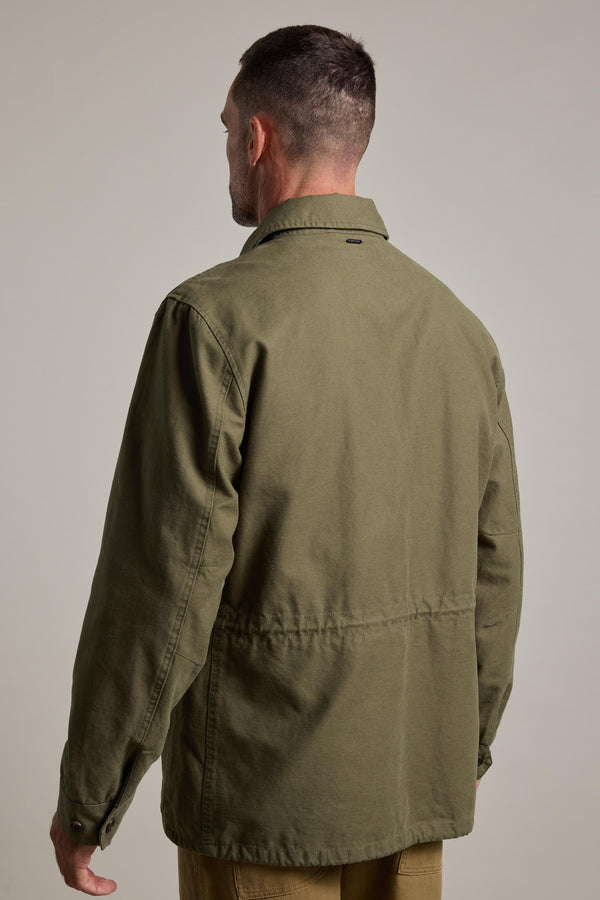 Barkers Nowell Field Jacket in khaki, relaxed fit, additional view