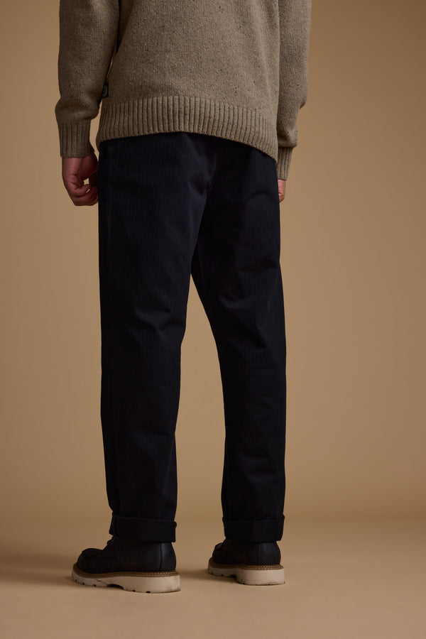 Barkers Wadley Twill Pant in black, relaxed fit, additional view