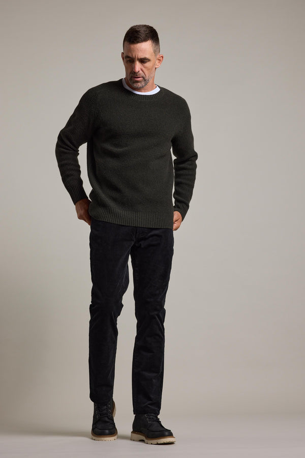 Barkers Langford 5-Pkt Cord Pants in black, straight fit, additional view