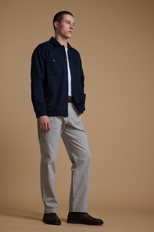 Barkers Gifford Herringbone Jacket in navy, cotton, additional view
