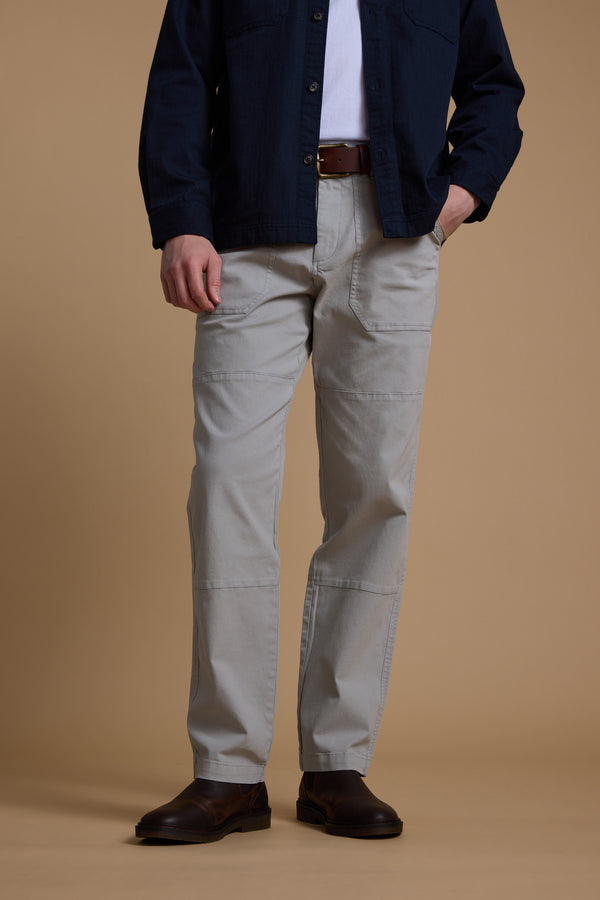 Barkers Tidal GD Utility Pant in silver, tapered fit, additional view