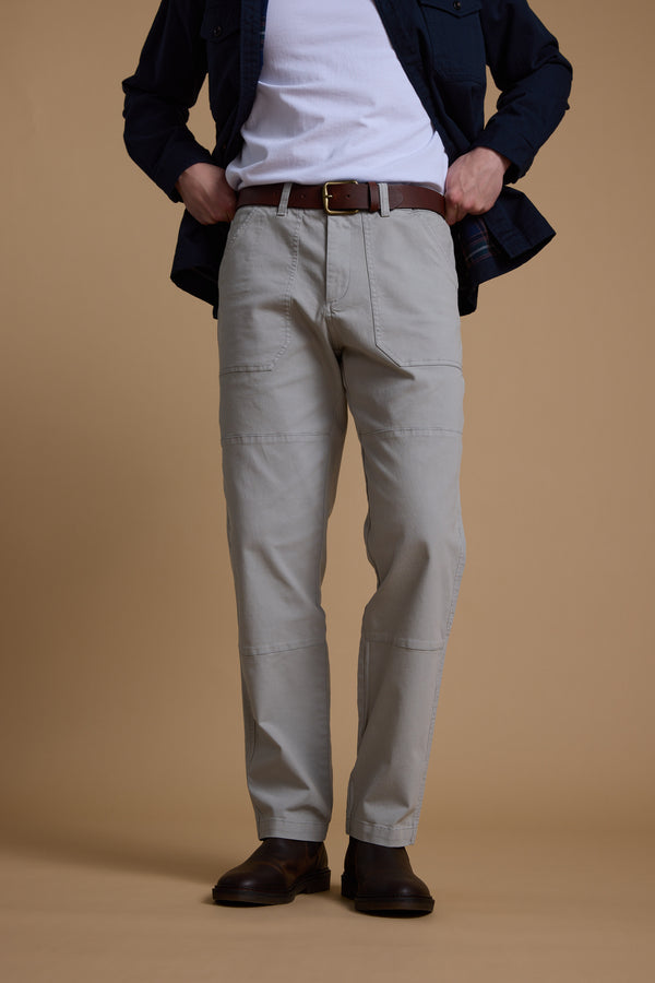 Barkers Tidal GD Utility Pant in silver, tapered fit, additional view