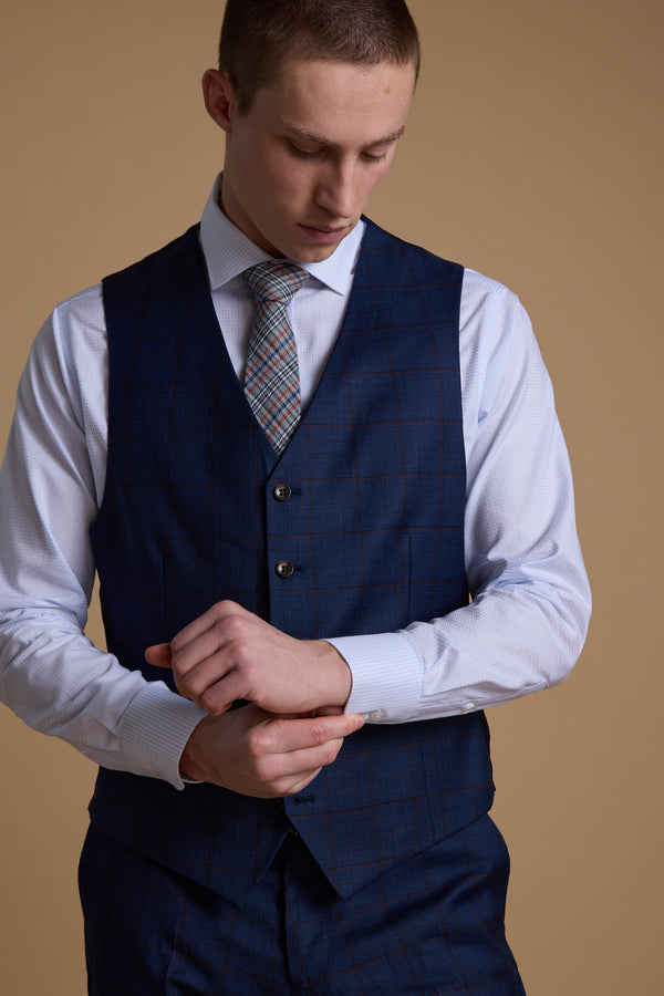 Grafton Check Waistcoat