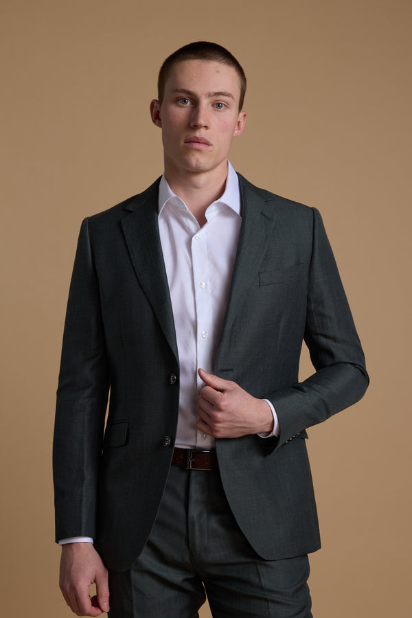 Barkers Faulkner Texture Suit Jacket in green, additional view