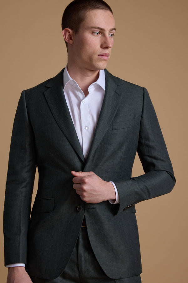 Barkers Faulkner Texture Suit Jacket in green, additional view