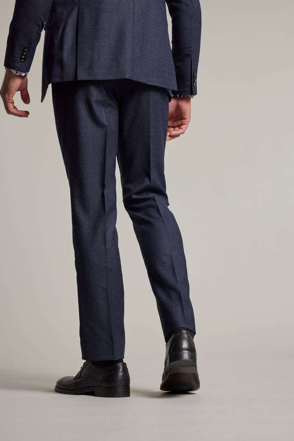 Barkers Kilburn Texture Suit Trouser in blue, additional view