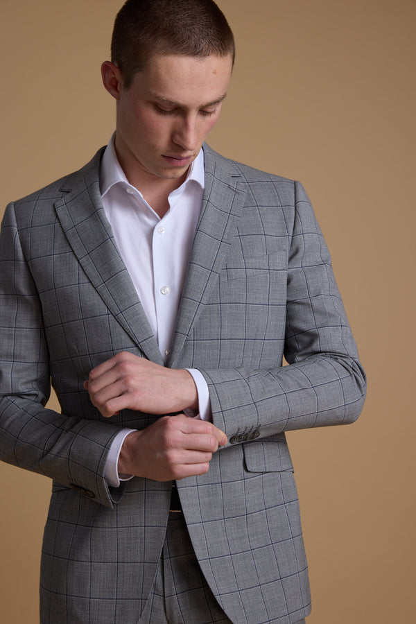 Alfred Check Suit Jacket