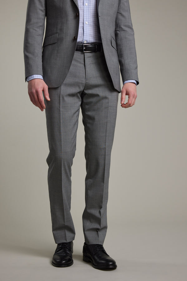 Barkers Henderson Houndstooth Suit Trouser in grey, tailored fit, additional view