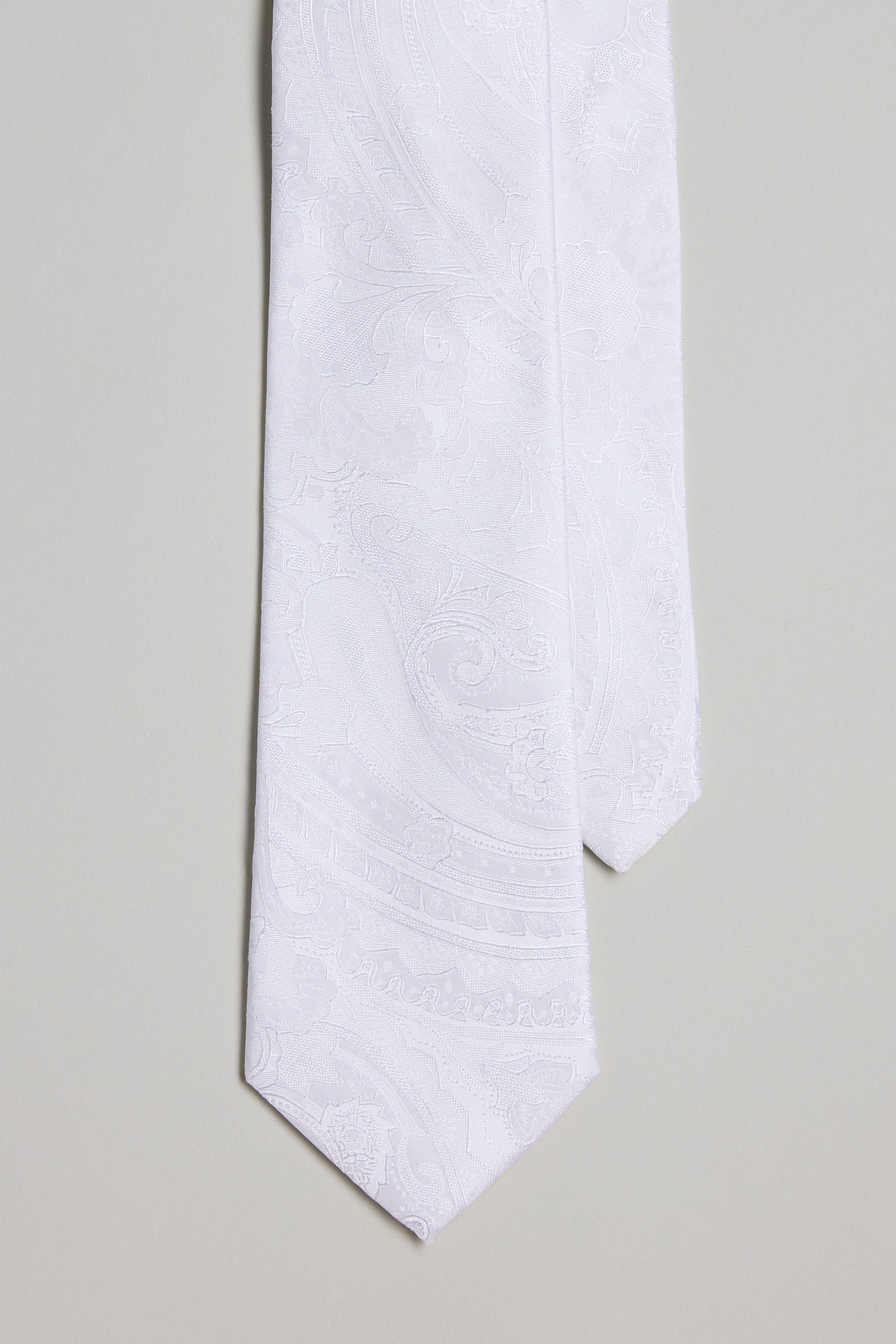 Barkers Kimmel Paisley Tie in white
