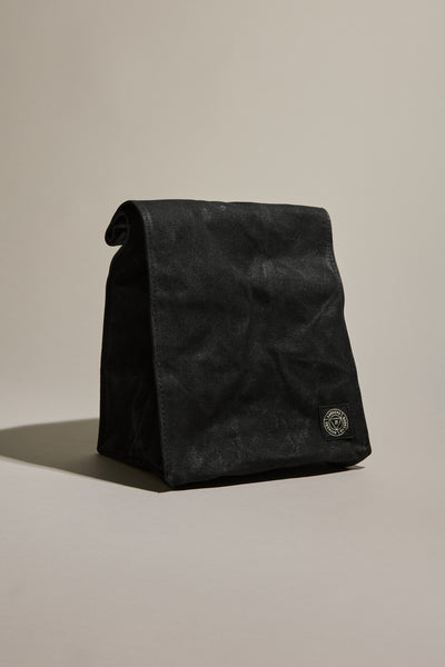 Barkers Waxed Lunch Bag in black