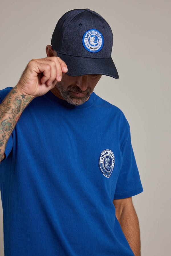 Swordfish Mojo Trucker Cap in navy, additional view