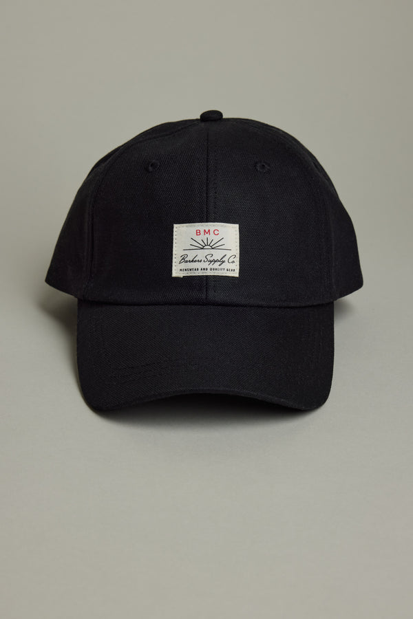 Barkers Benson Waxed Cotton Cap in black, alternate view