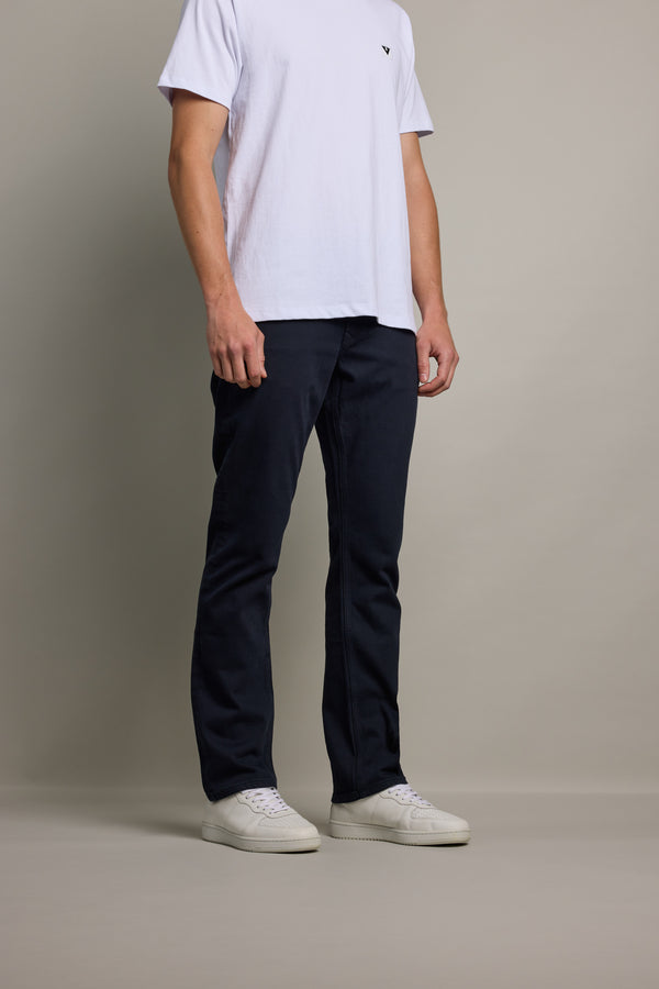 Barkers Wanderer Straight Coloured Jean in navy, alternate view