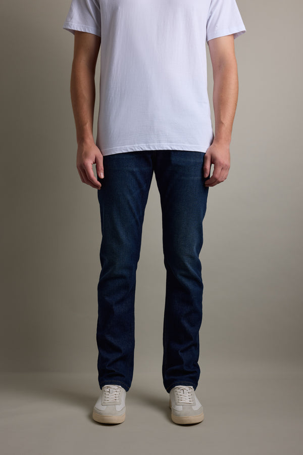 Barkers Wanderer Denim Straight Jean in dark indigo