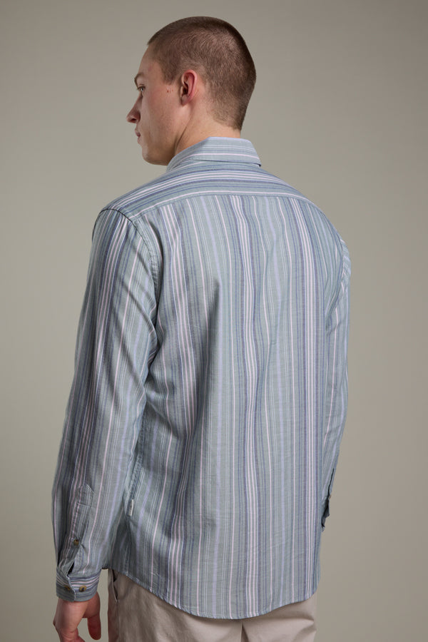 Barkers Huntley Striped Oxford Shirt, tailored fit, additional view