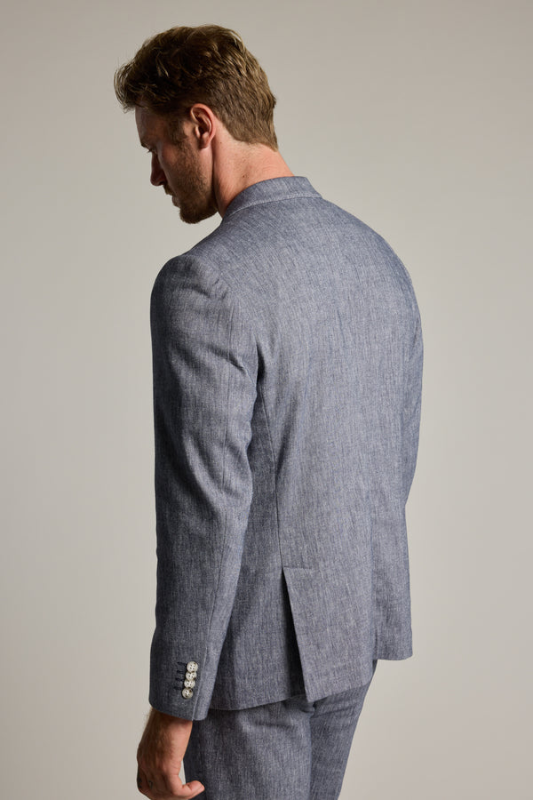Barkers Paden Twill Blazer in navy, relaxed fit, additional view