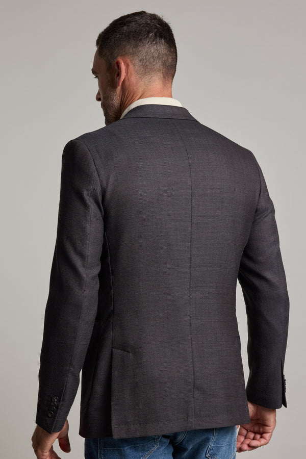 Barkers Riverside Texture Blazer in brown, additional view
