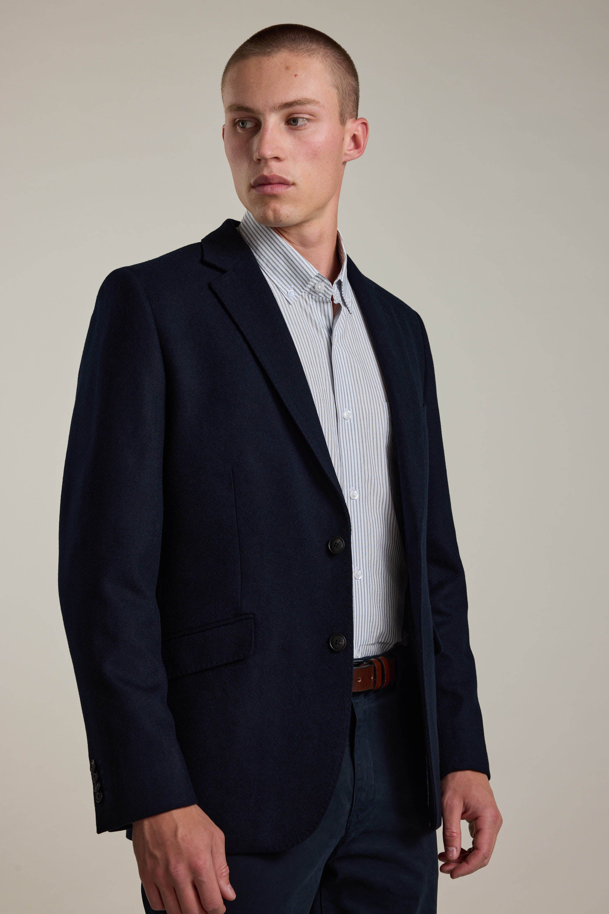 Barkers Gilman Woollen Blazer in navy