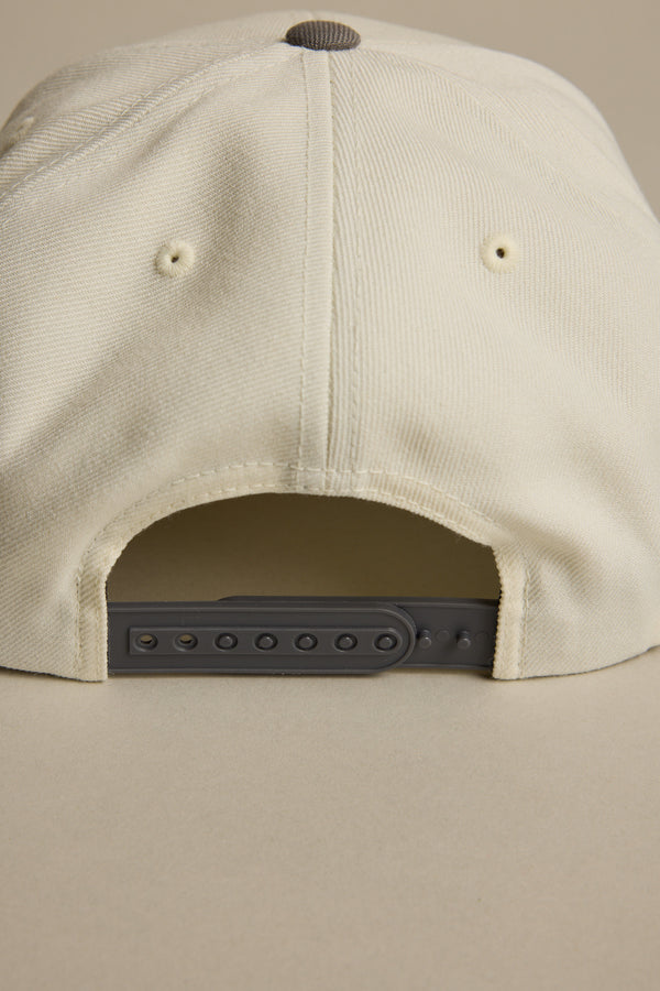 Brixton Oath III Snapback in off white, additional view