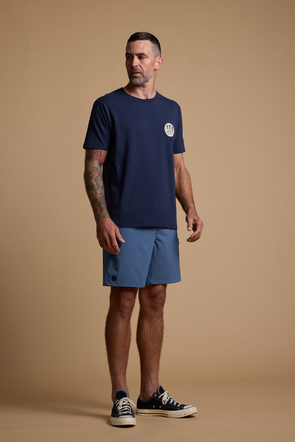 Legasea Weekend Short in teal, additional view