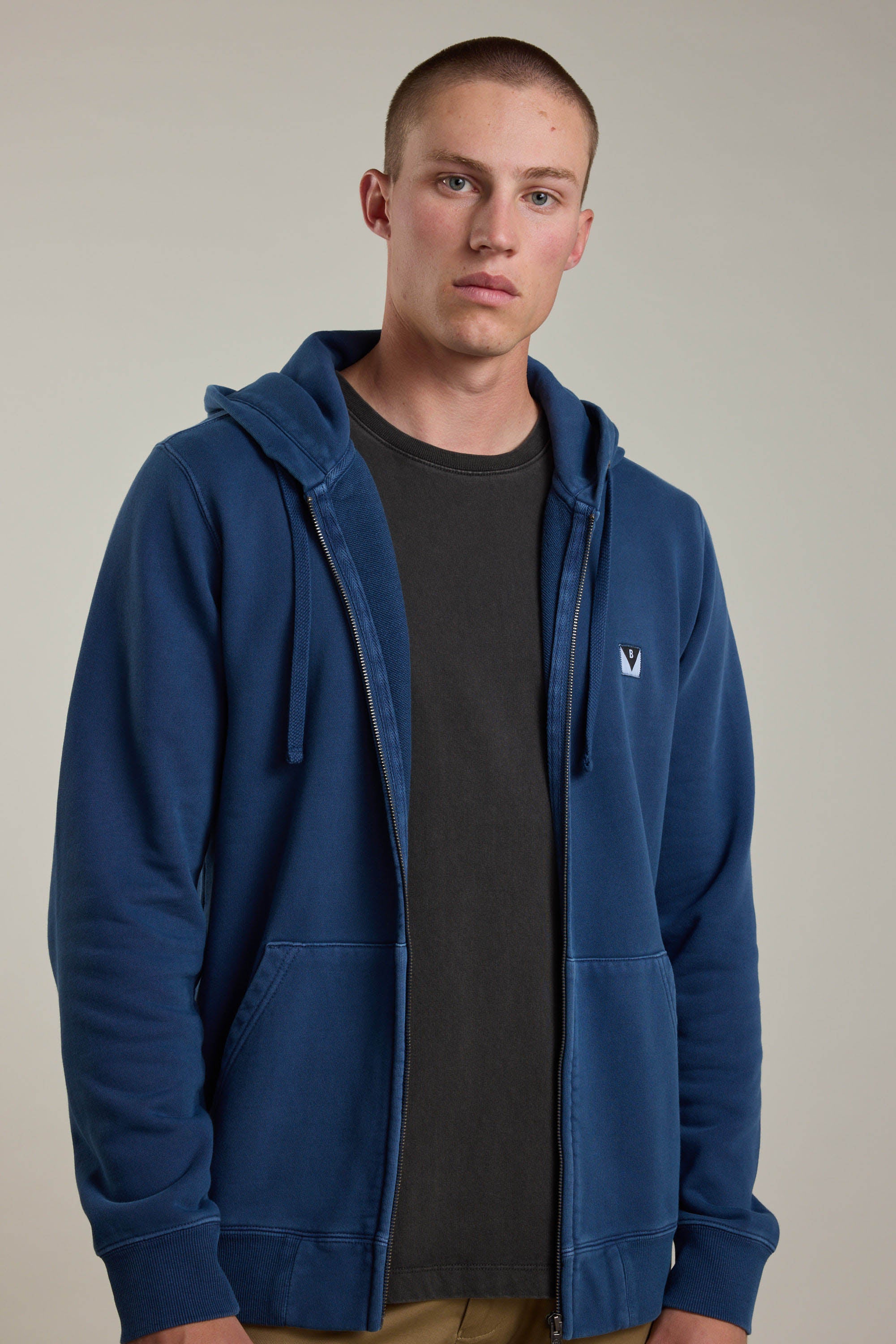 Barkers Newton GD Zip Hoody in vintage navy