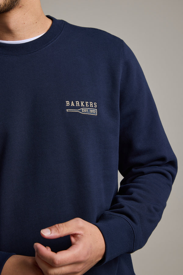 Barkers Regatta Crew in navy, relaxed fit, additional view