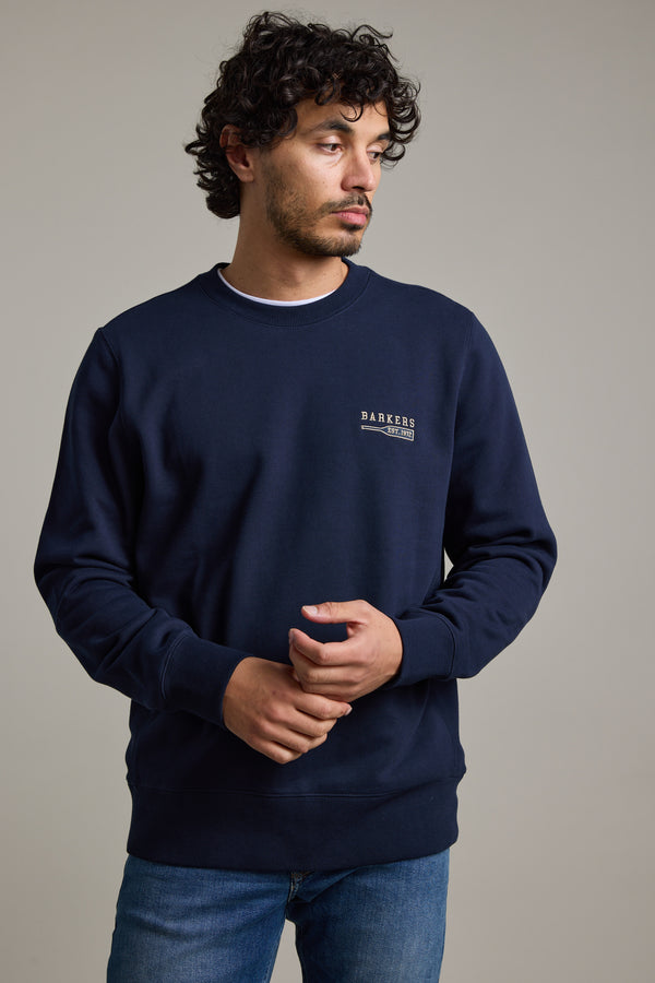 Barkers Regatta Crew in navy, relaxed fit, additional view