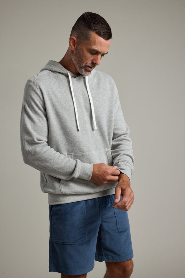 Barkers Inlet Hoody in grey marl, additional view