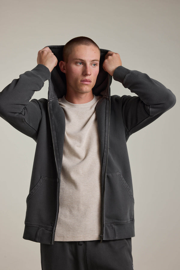 Barkers Newton GD Zip Hoody in vintage black, additional view