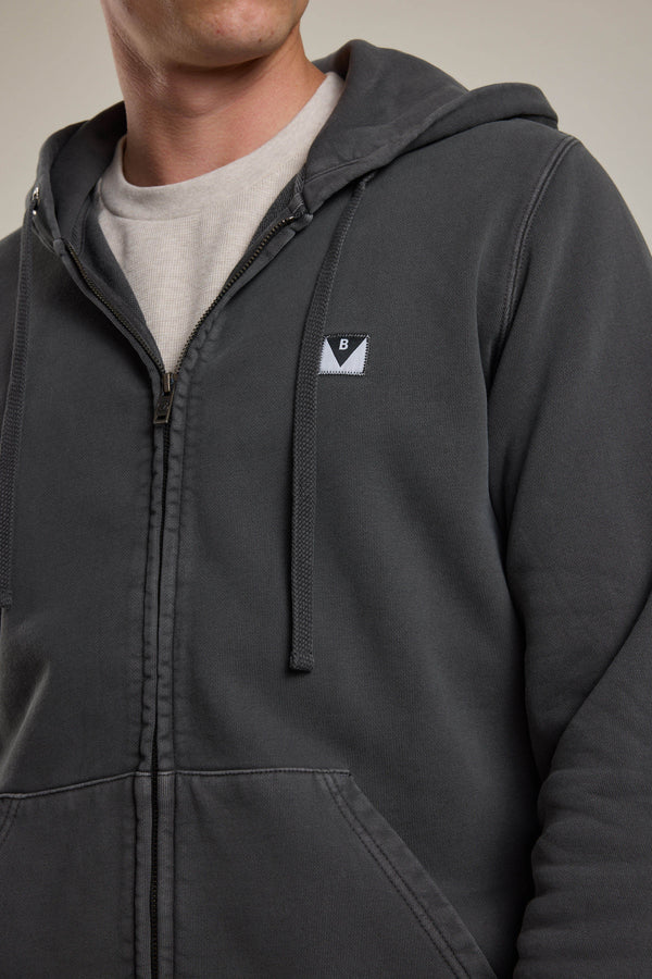 Barkers Newton GD Zip Hoody in vintage black, additional view