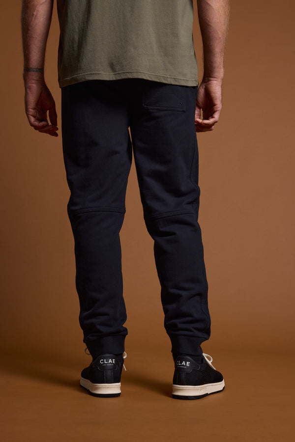 Barkers Heritage Track Pant in black, cotton, additional view