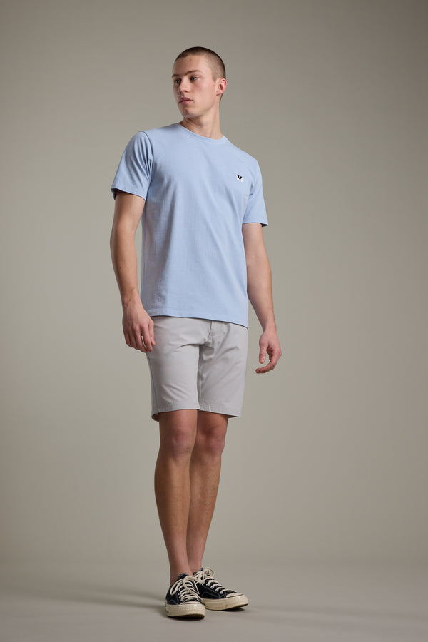 Barkers Newton Washed Tee in sky blue, alternate view