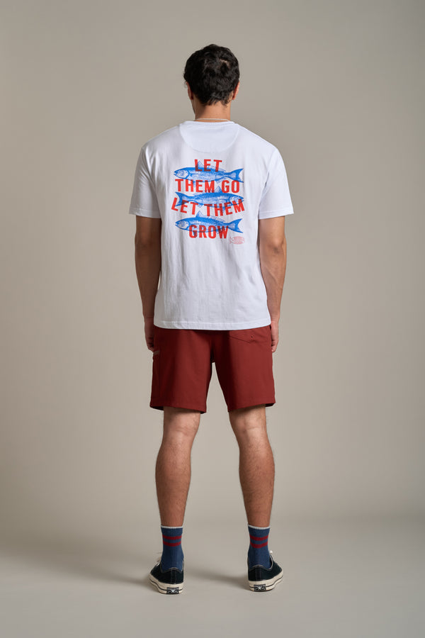 LegaSea Let Them Grow Print Tee in white, regular fit, additional view