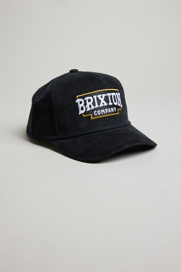 Brixton Pierson Snapback in black