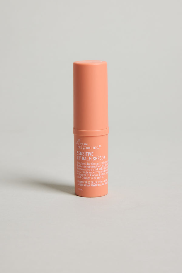 Other Sensitive Lip Balm SPF50+ 10ml, fragrance free, shown on a light gray background.