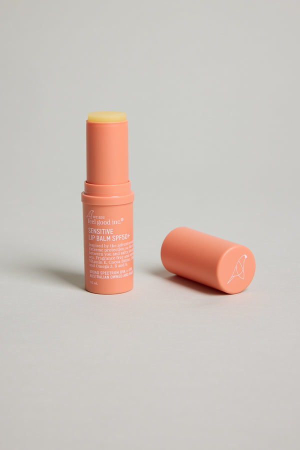 Other Sensitive Lip Balm SPF50+ 10ml, cap off, on a plain background.