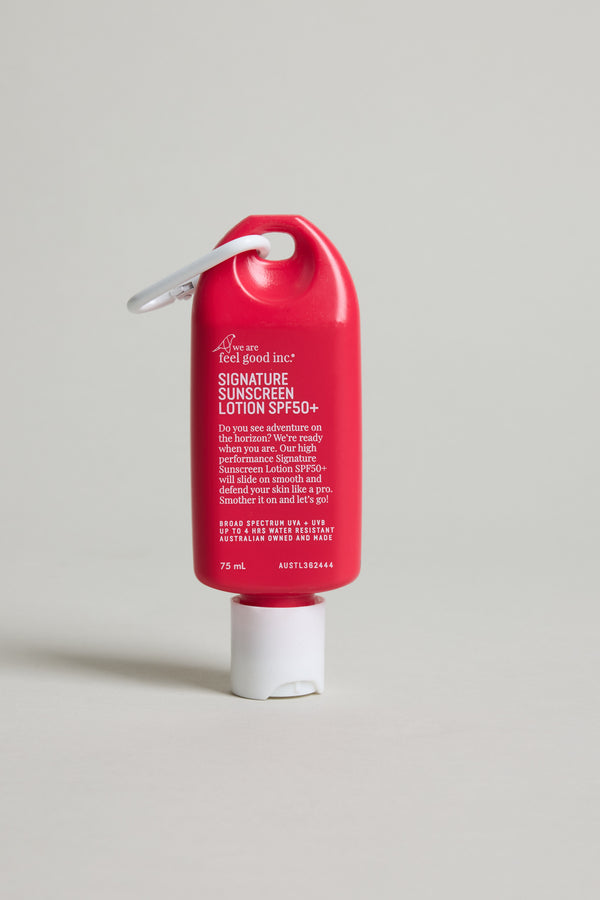 Other Signature Sunscreen Lotion SPF50+ 75ml (Traveller) in red