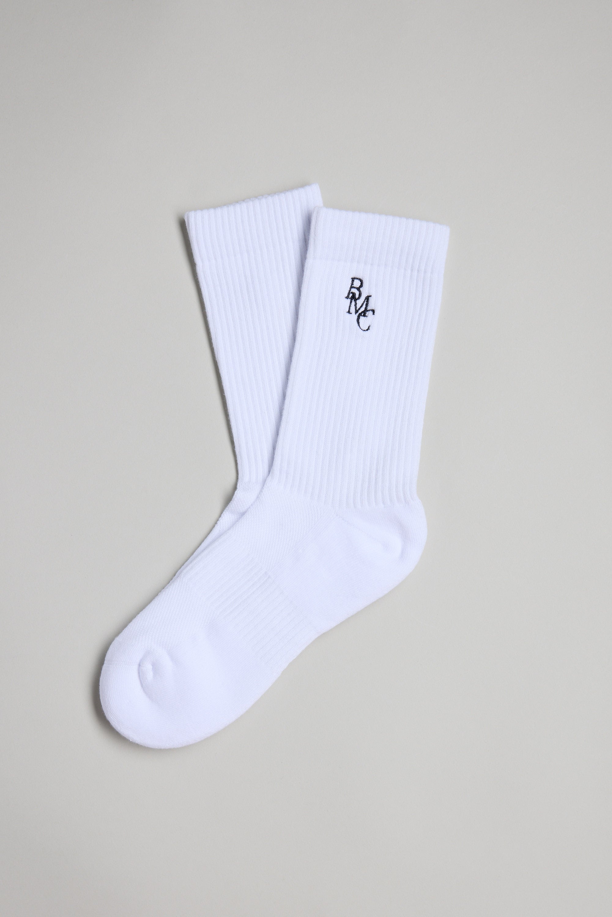 Barkers BMC Ribbed Sock in white