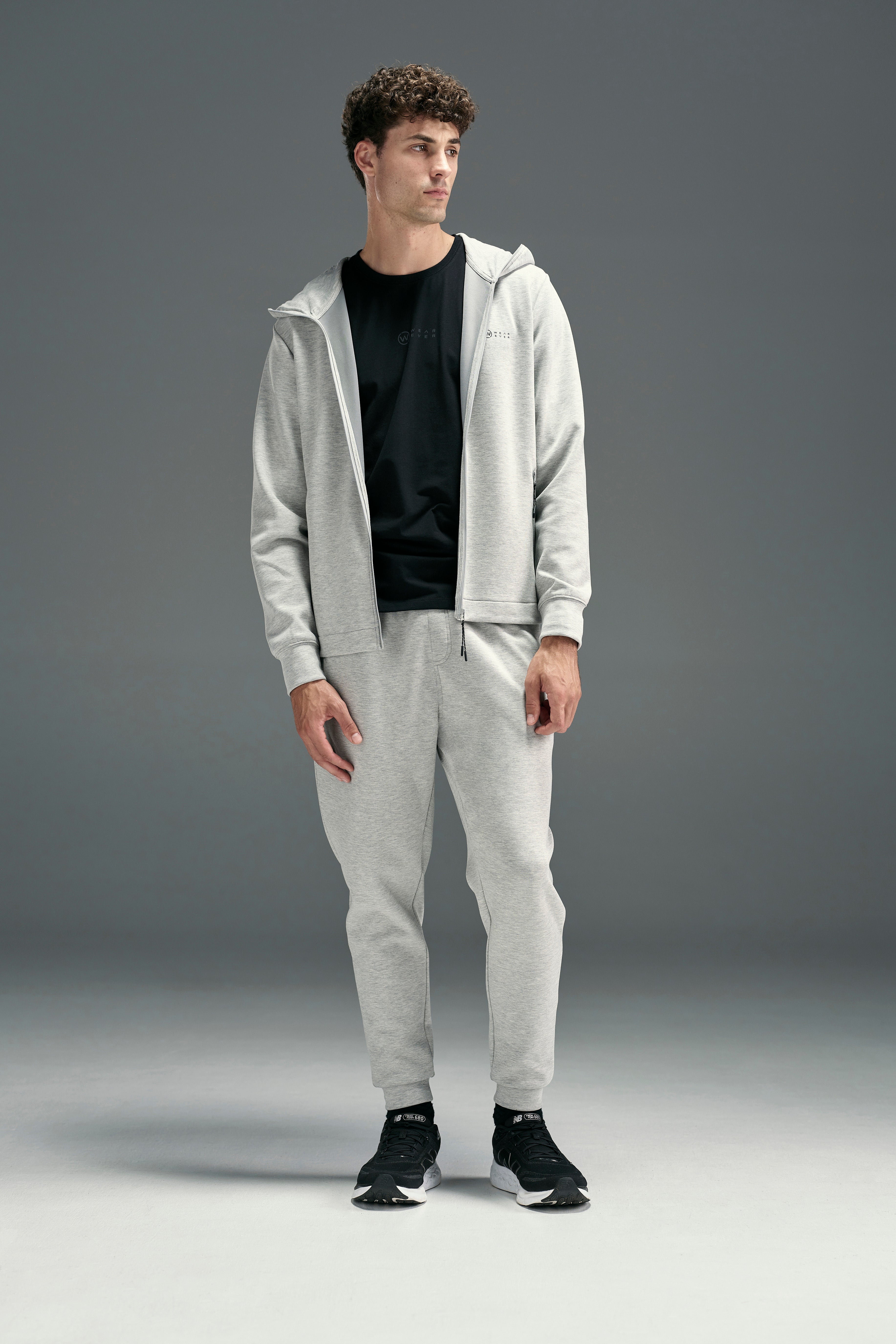 WearEver Altitude Hoody in grey marl, additional view
