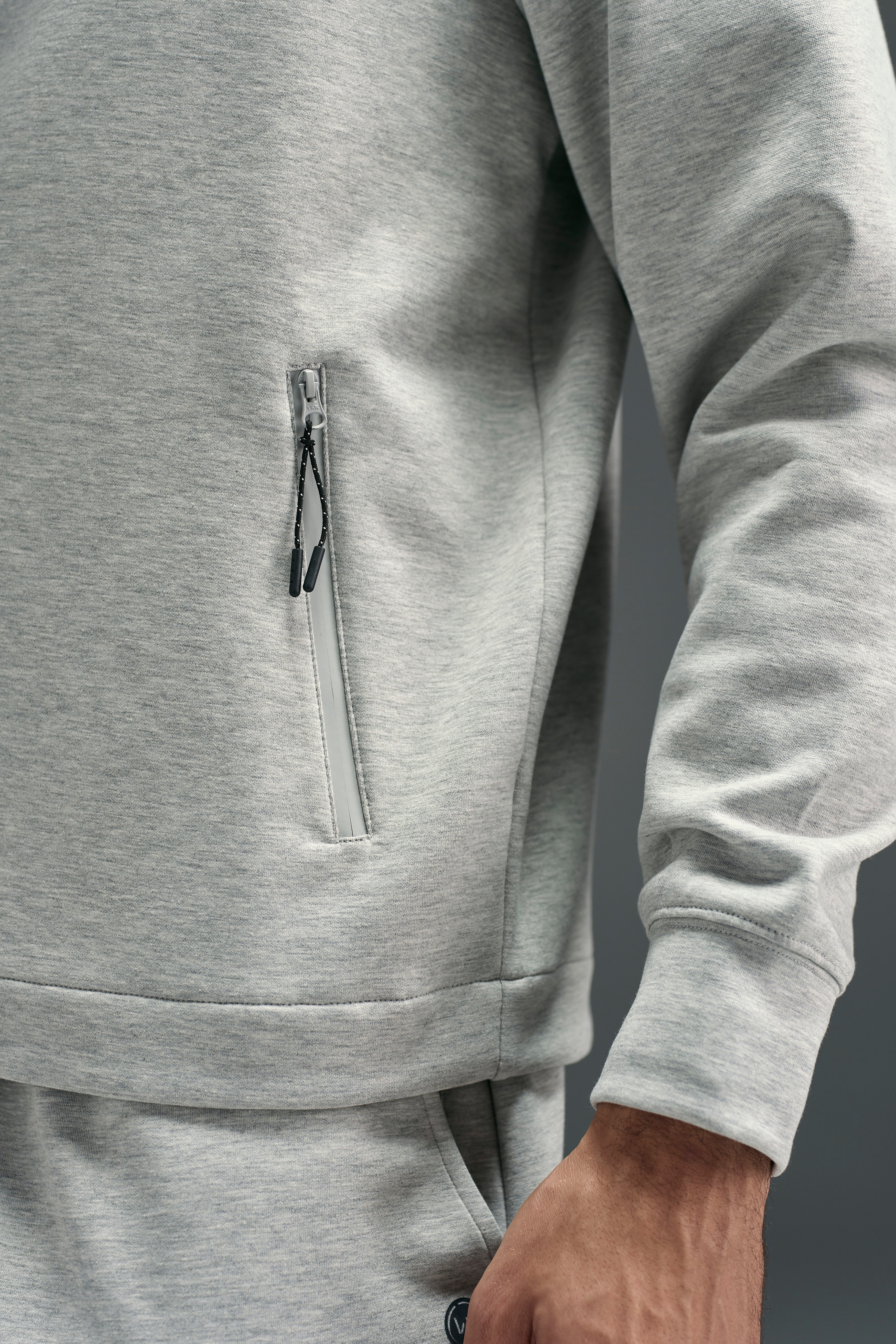 WearEver Altitude Hoody in grey marl, additional view