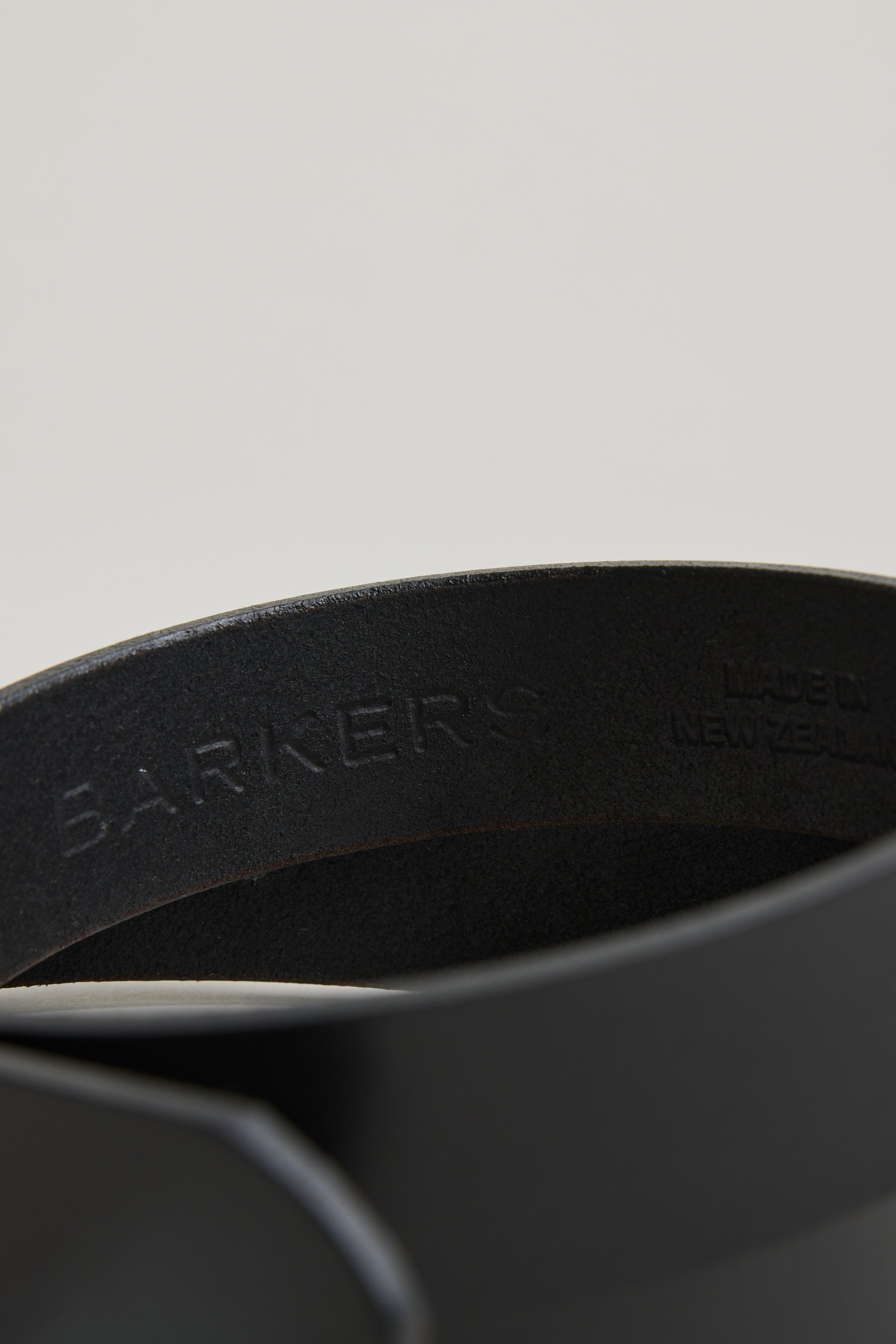 Barkers Frances Leather Belt in black, additional view