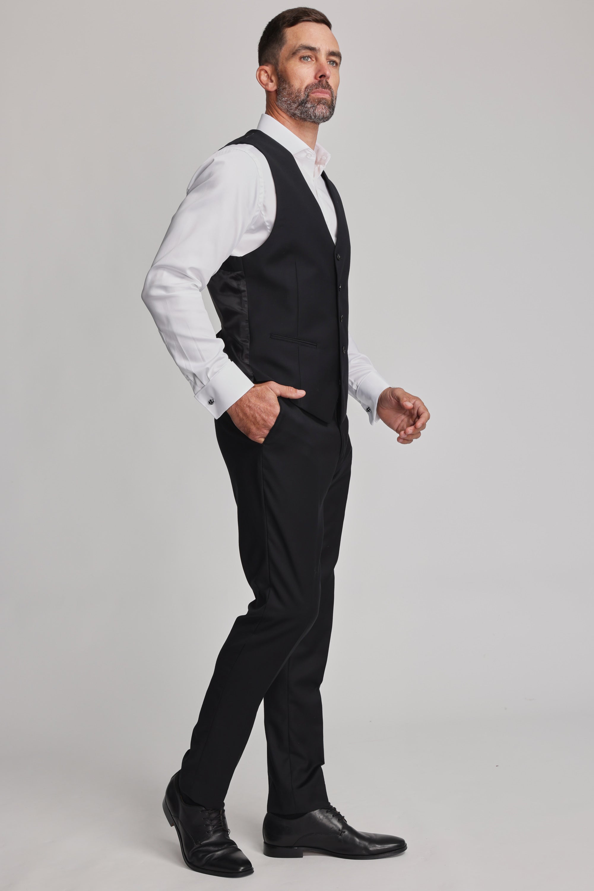Barkers Mayfair ZQrx Waistcoat in black, additional view
