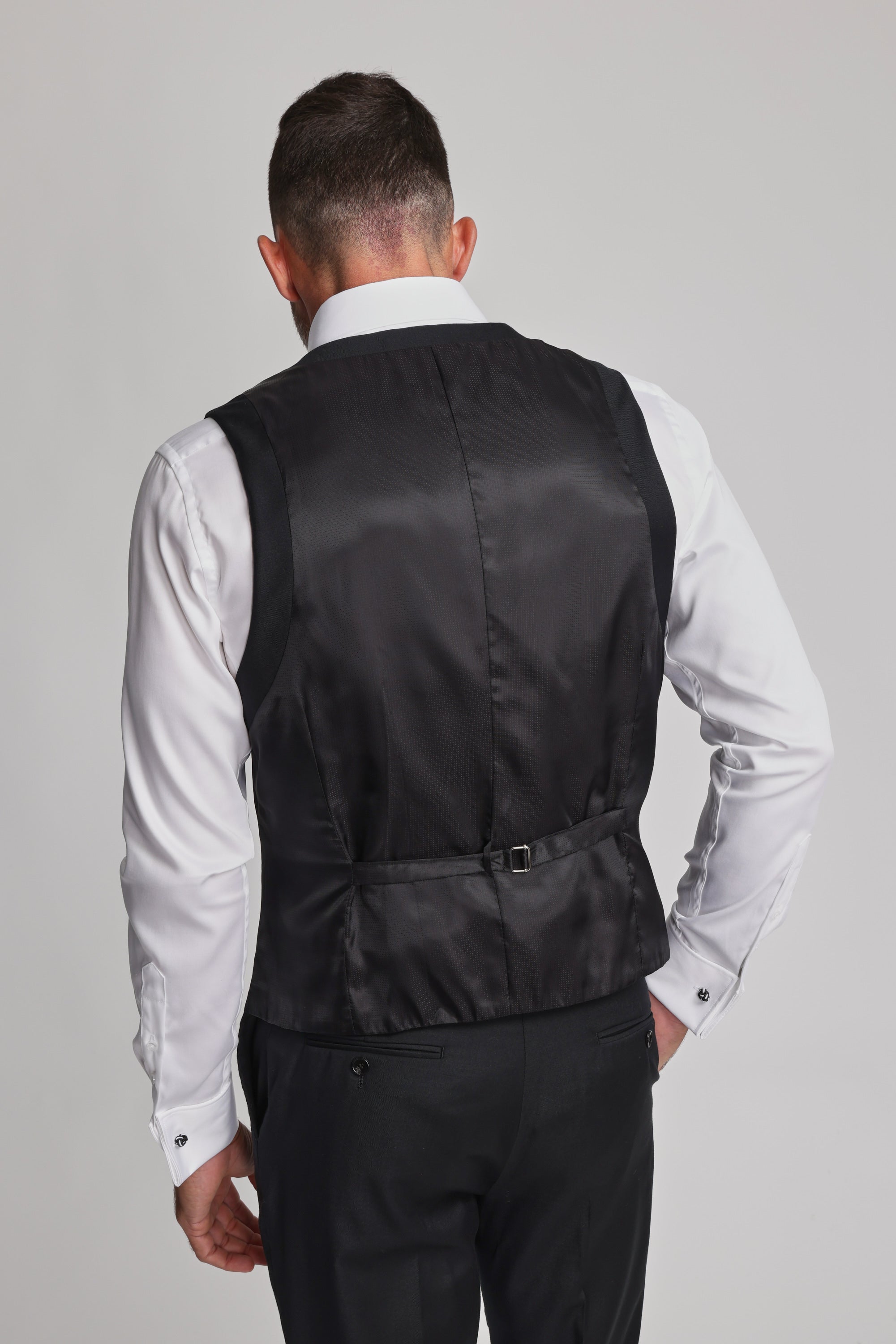 Barkers Mayfair ZQrx Waistcoat in black, additional view