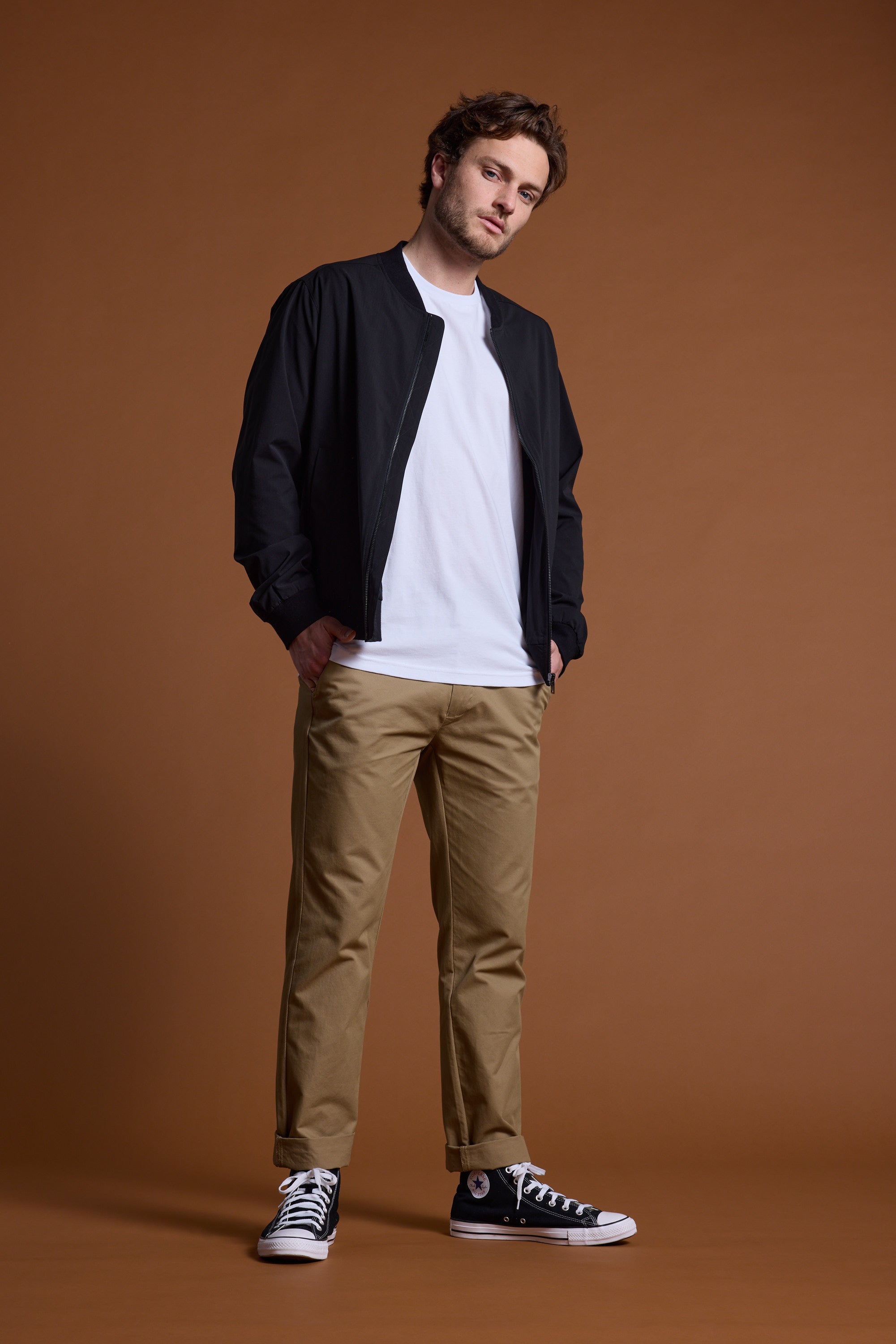 Barkers Huntwood Bomber Jacket in black, additional view
