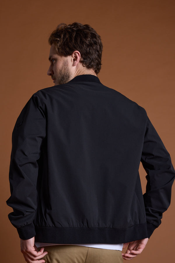 Barkers Huntwood Bomber Jacket in black, additional view