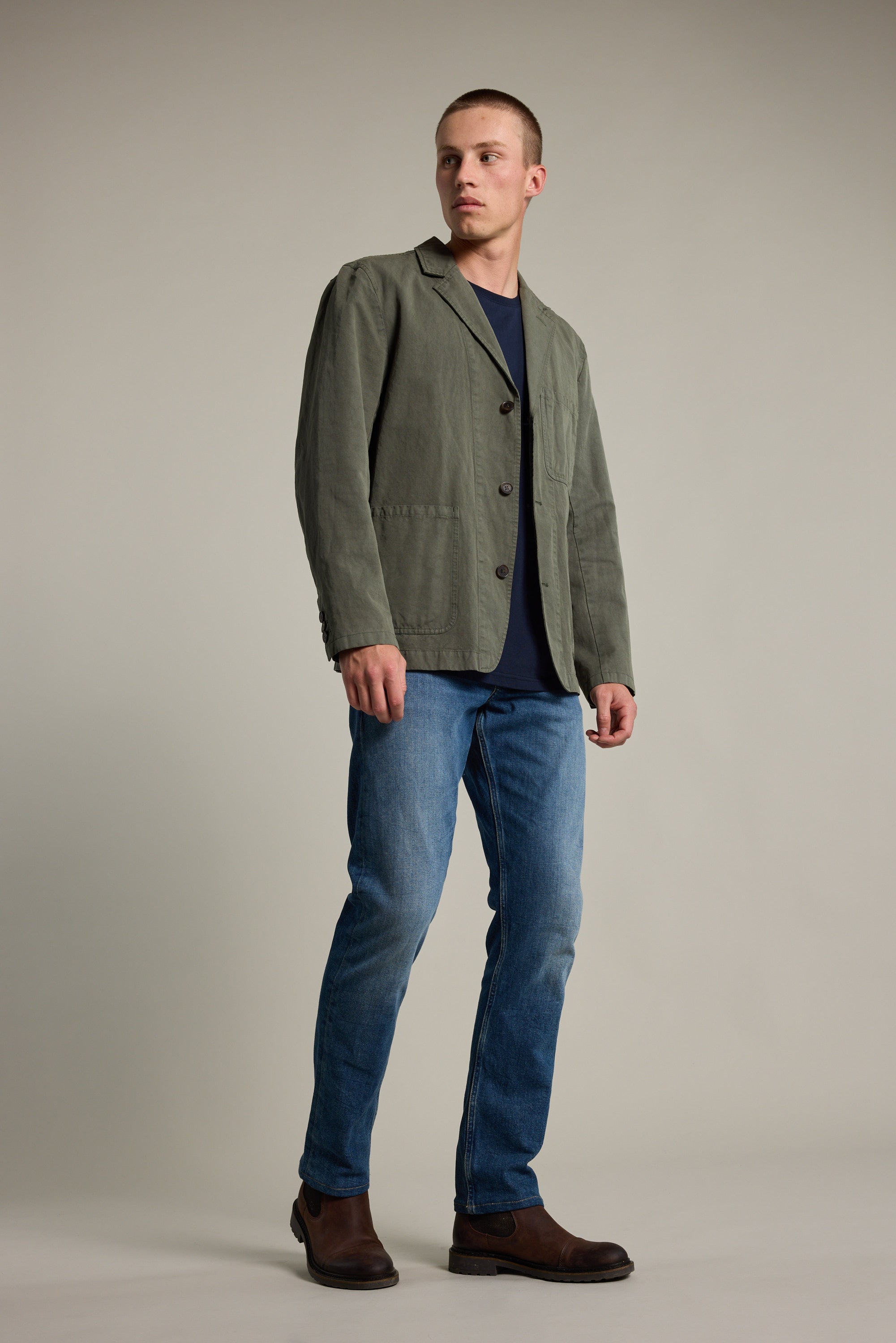 Barkers Korey GD Blazer in khaki, additional view