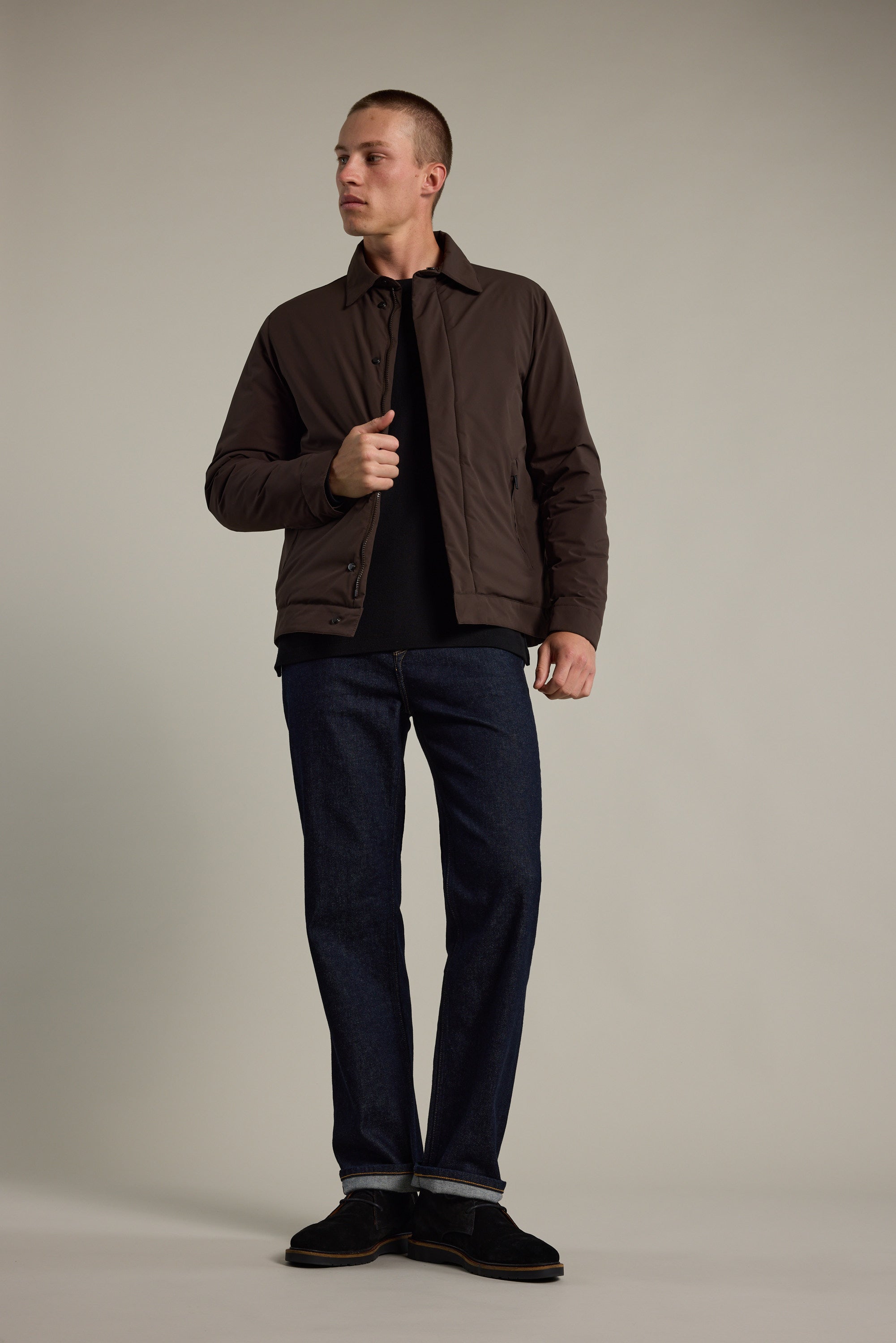Barkers Chadwell Jacket in brown, alternate view