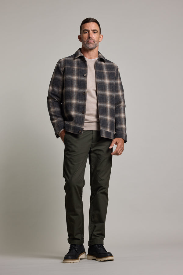 Barkers Fenton Check Jacket in brown check, additional view