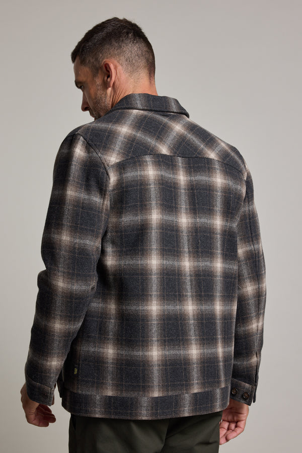 Barkers Fenton Check Jacket in brown check, additional view