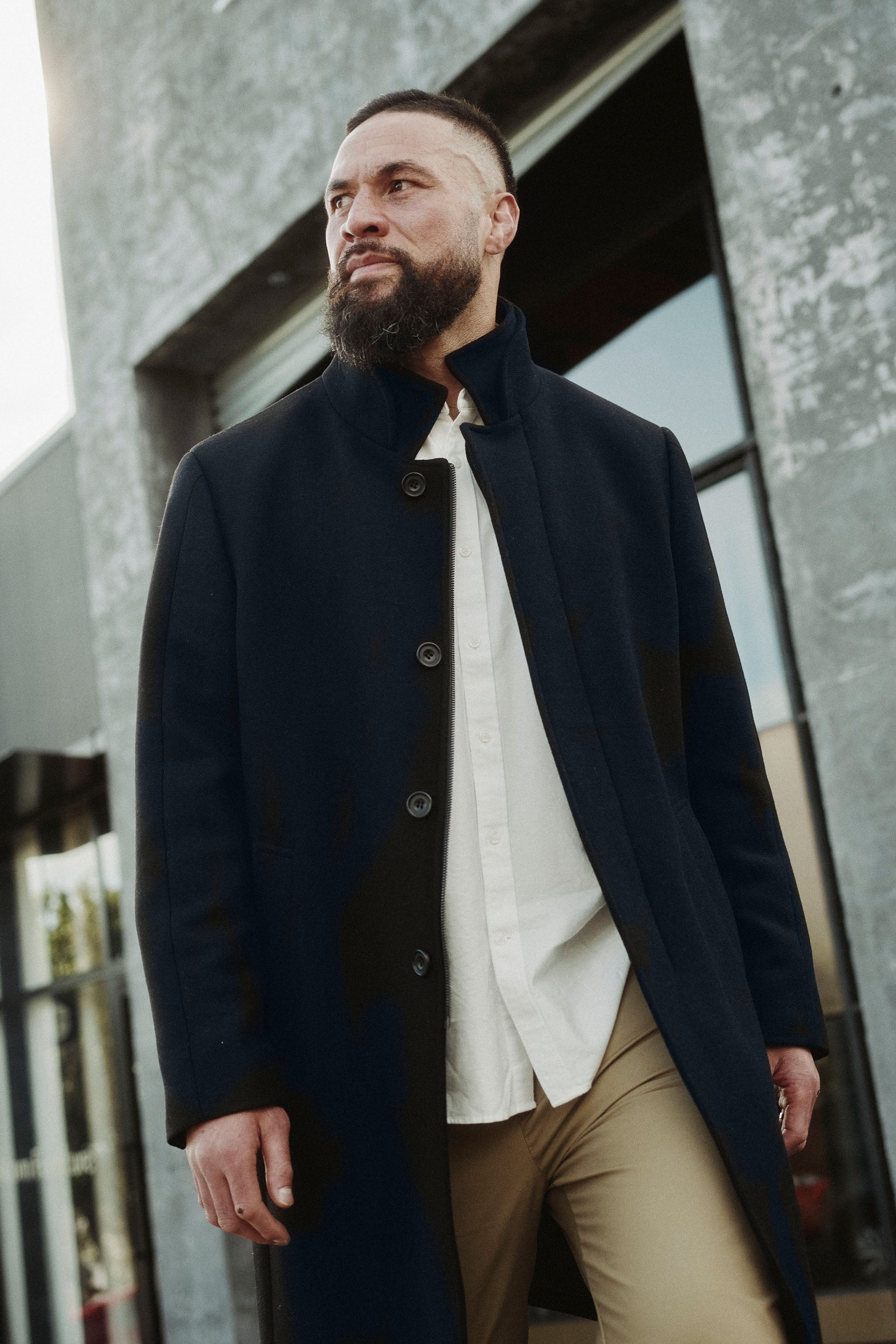 Other Joseph Parker Coat in navy, wool